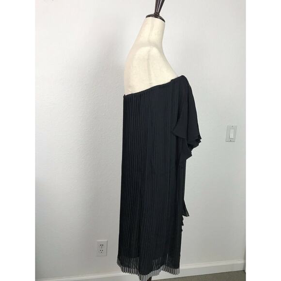 Max Azria Pleated Ruffled Strapless Dress - Picture 6 of 10